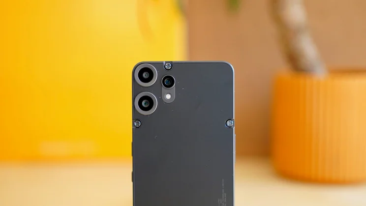 Close up of the CMF Phone 2 Pro's rear cameras