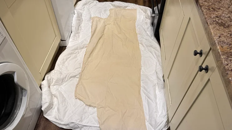 Simba Performance Mattress Protector - laid out on floor