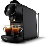 Philips L'OR Barista Sublime Capsule Coffee Machine, Double Shot, 1 or 2 Cups, Full Coffee Menu, Black (LM9012/60)