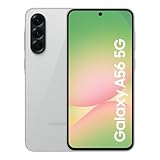 Samsung Galaxy A56 5G Smartphone, Awesome Intelligence, 8GB RAM, 256GB Memory Storage, 50MP Camera, Awesome Lightgrey, 3 Year Extended Warranty (UK Version)