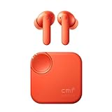 CMF Buds 2 Wireless Earbuds with 48 dB Hybrid ANC, 55-Hour Battery Life, 11mm PMI Driver, 6 HD mics and Spatial Audio, IP55 Dust & Water Resistance - Orange