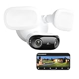 Reolink Floodlight Cam Wired 4K Wi-Fi 6, Outdoor Security Camera Dual Lens 180 FOV, Local AI Video Search, 3000 Lumen (Dimmable Light 3000K~6500K), IP66, Work with Alexa, Elite Floodlight WiFi