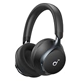 soundcore by Anker, Space One, Adaptive Active Noise Cancelling Headphones, 2X Stronger Human Voice Reduction, 40H ANC Playtime, App Control, LDAC Hi-Res Wireless Audio, Comfortable Fit, Bluetooth 5.3