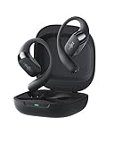 SHOKZ OpenFit 2+ Open-Ear Headphones,Wireless Bluetooth Headset, Dolby Audio Enabled, Comfortable Earbuds with Soft Hooks, 48H Playtime, IP55 Water-Resistant, USB-C & Wireless Fast Charging, Black