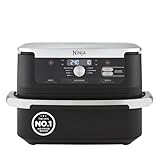 Ninja Foodi FlexDrawer Air Fryer, Dual Zone with Removable Divider, Large 10.4L Drawer, 7-in-1, Air-Fryer Uses No Oil, Air Fry, Roast, Bake, Max Crisp, Non-Stick Dishwasher Safe Parts, Black AF500UK