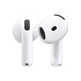 Apple AirPods 4 with Active Noise Cancellation, Wireless Earbuds, Bluetooth Headphones, Adaptive Audio, Transparency Mode, Personalised Spatial Audio, USB-C Charging Case, Wireless Charging, H2 Chip