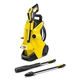 K&auml;rcher K 4 Power Control Pressure Washer, Pressure: max 130 bar, Flow Rate: 420 l/h, Area Coverage: 30 m&sup2;/h, Water Filter, Weight: 11.5 kg, High-Pressure Hose and Gun, Dirt Blaster, Spray Lance
