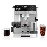 Ninja LUXE COFFEE Premier Series, Espresso Machine, Drip Coffee Maker and Cold Brew Drip Coffee Maker, Built-in Grinder, Assisted Handling, Hands-free Frother, for Cappuccinos and Lattes, Dairy or
