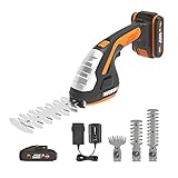 WORX WG801E 20V ZEN Cordless Shrub/Grass Shear Black