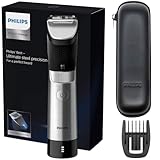 Philips Beard Trimmer 9000 Series, Lift & Trim Pro System, Silver, Which Best Buy Winner 2023 (BT9810/13)