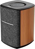 Edifier MS50A Active Bookshelf Speakers Wi-Fi & Bluetooth Multi-Room, 40W RMS, 52Hz-18kHz, 4&Prime; Woofer & 19mm Silk Tweeter, RCA & TRS Inputs, Touch Control, Wood Grain