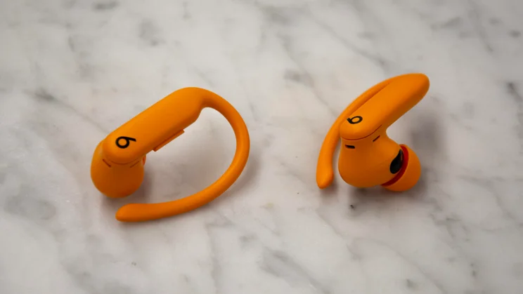 Beats Powerbeats Pro 2 on a white countertop