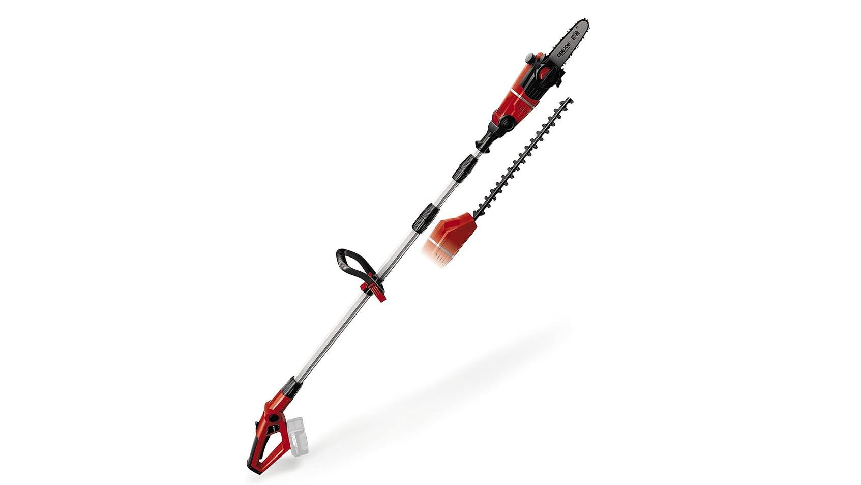 Einhell GE-HC 18 Li T hedge trimmer on a white background