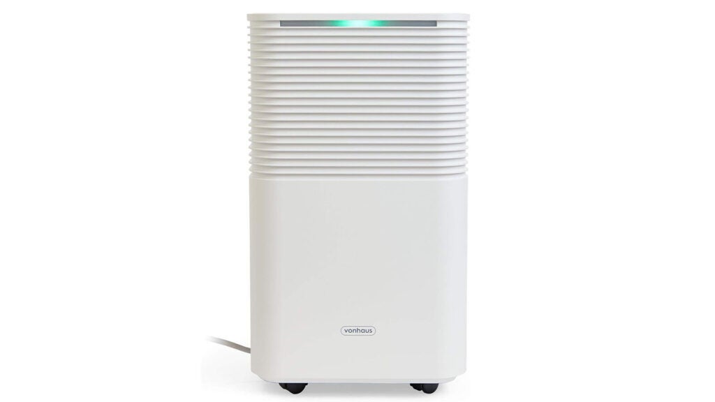 VonHaus 12L dehumidifier against white background