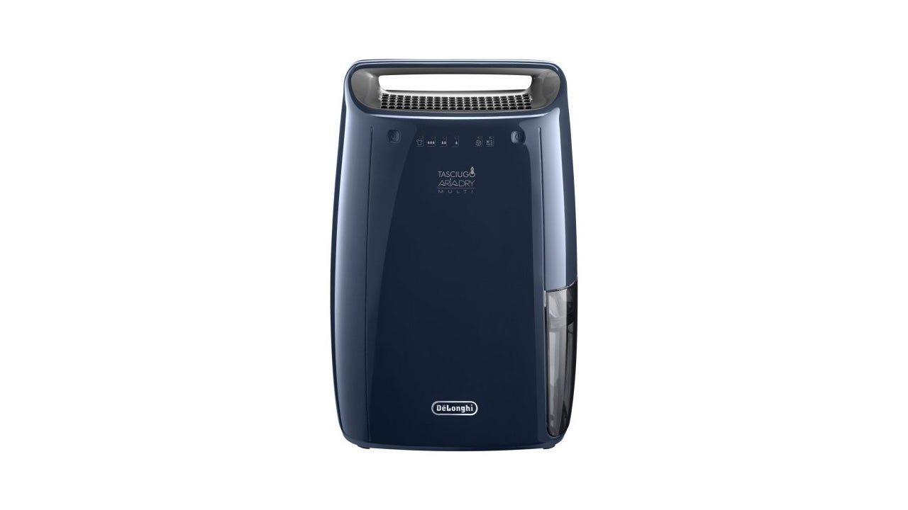 De'Longhi Tascuigo AriaDry Multi 16L dehumidifier against white background