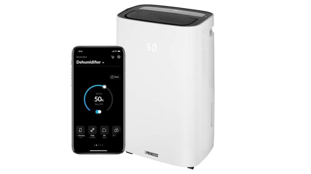 Princess 368120 Smart dehumidifier against white background