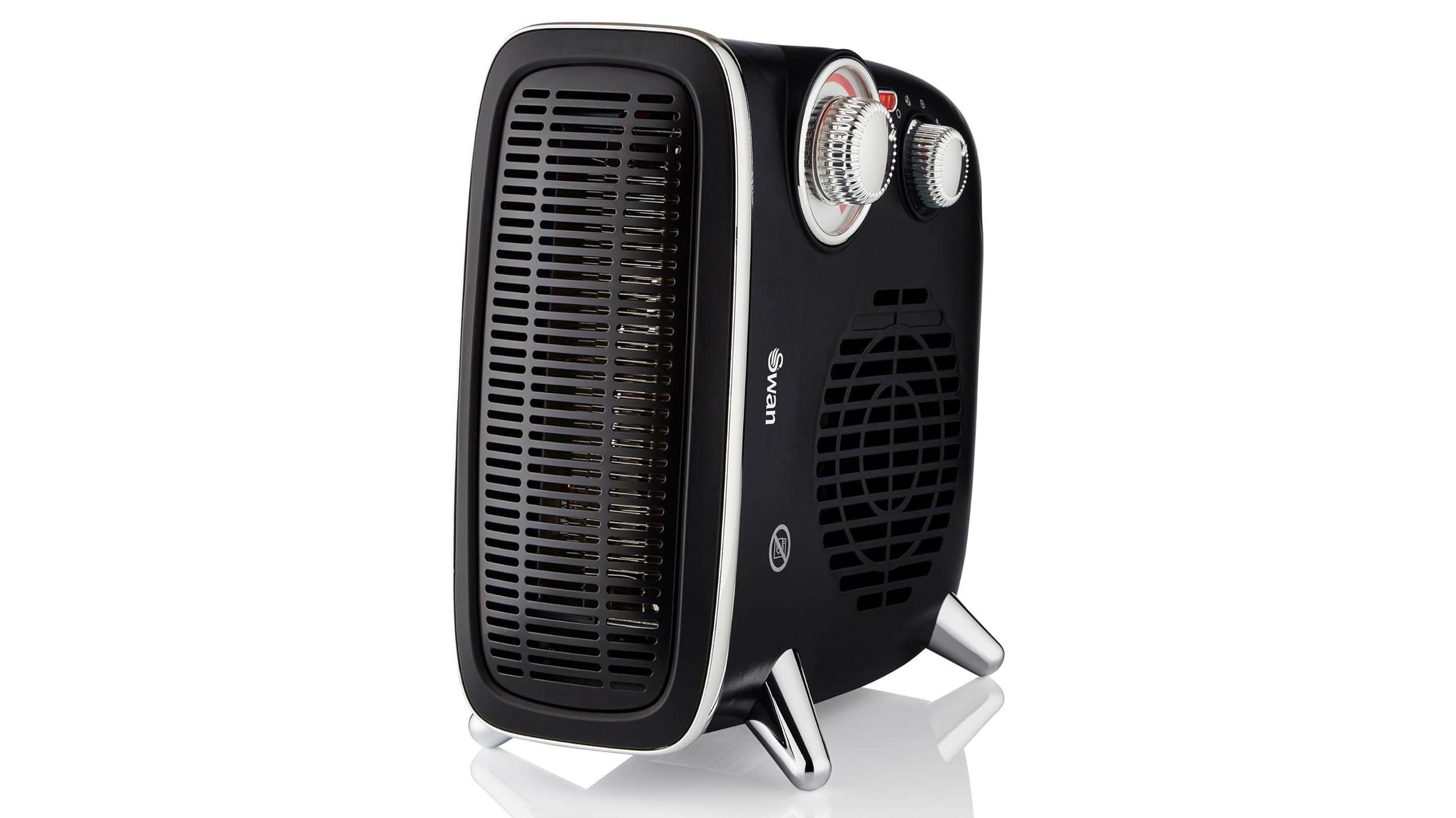 Swan Horizontal/Vertical Fan Heater on a white background
