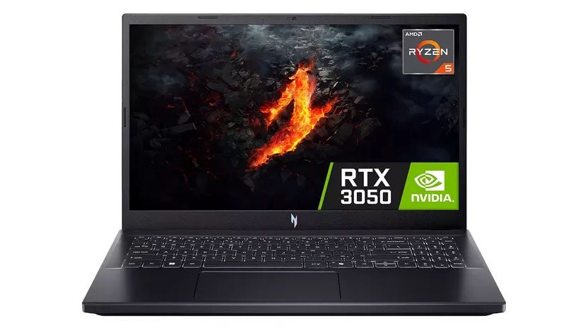 best laptop for students Acer Nitro V15 on a white background