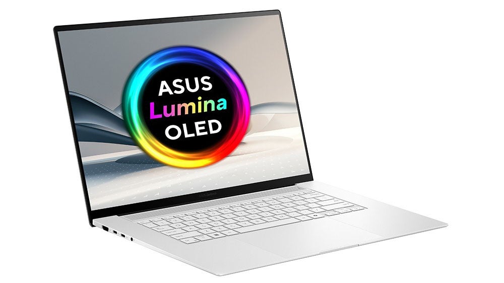 best laptop for students Asus Zenbook S 16 on a white background