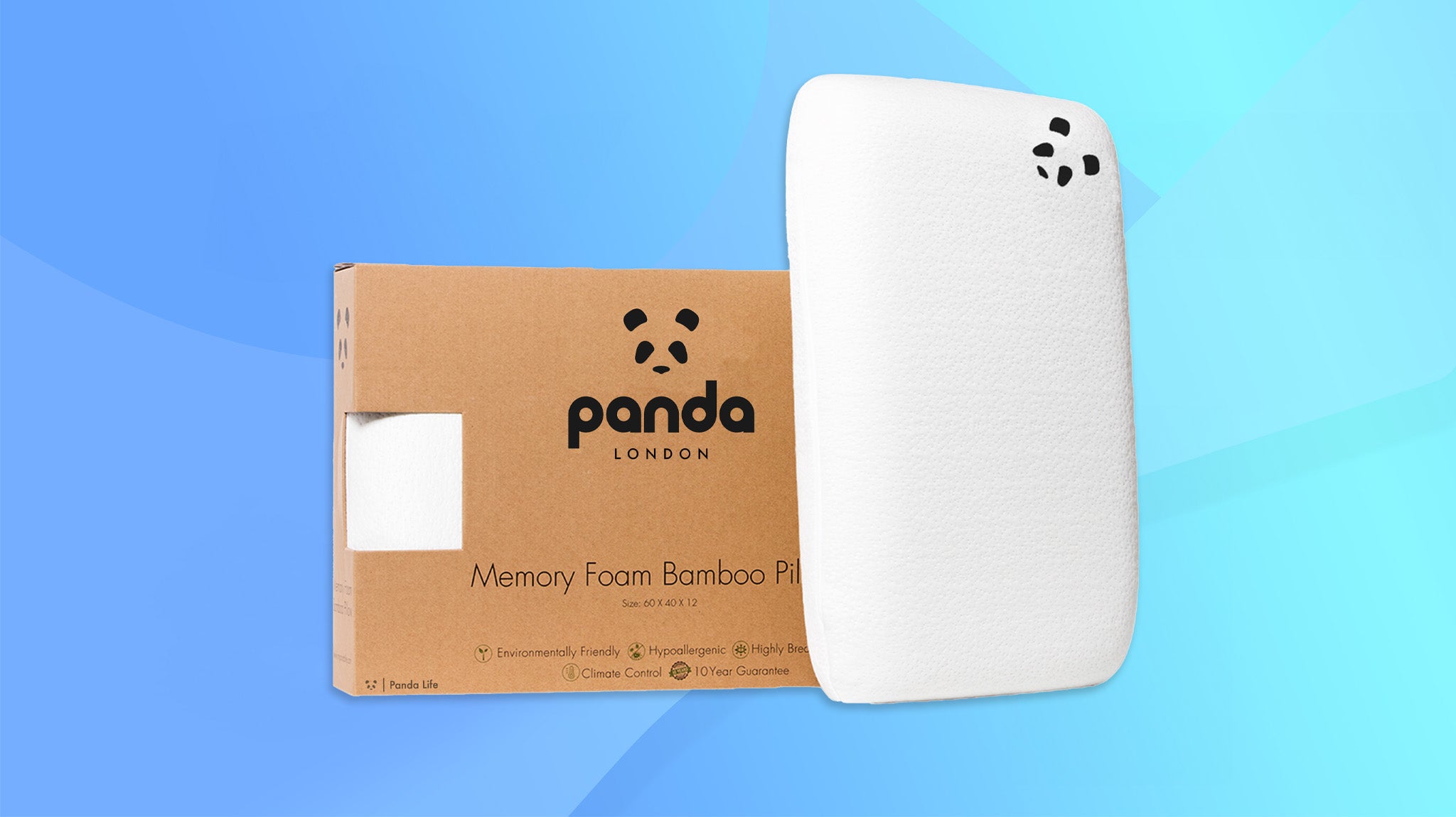 Panda Memory Foam Bamboo Pillow: Best-value memory foam pillow