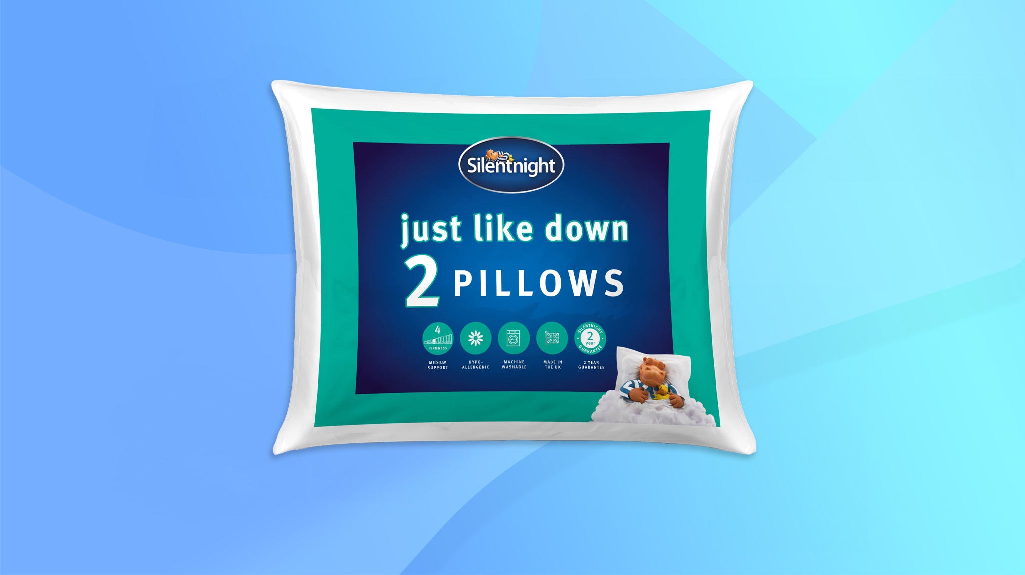 Silentnight Just Like Down Microfibre Pillow: Best value pillow