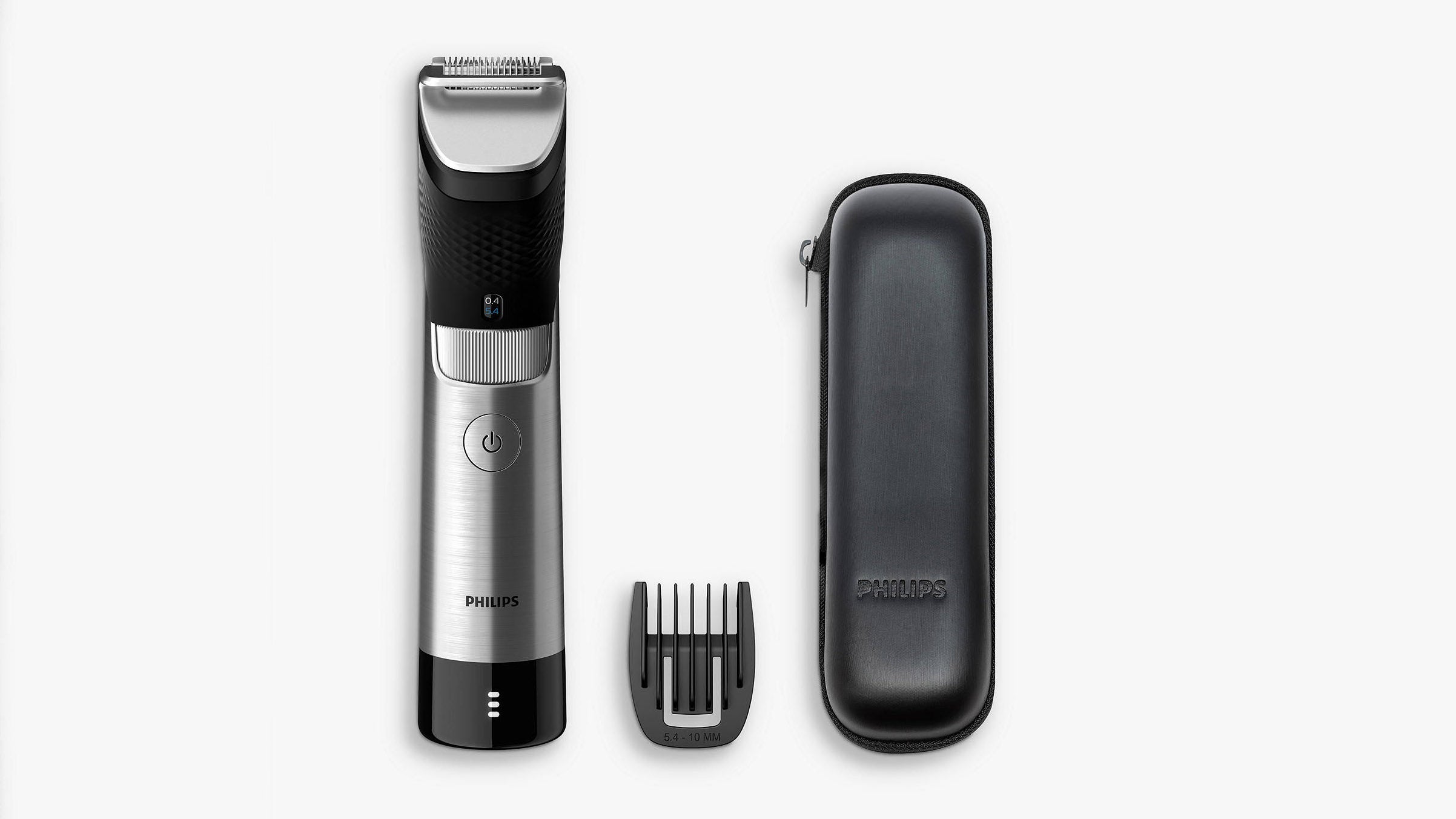 Philips Beard Trimmer 9000 Prestige with trimmer attachment and travel case 
