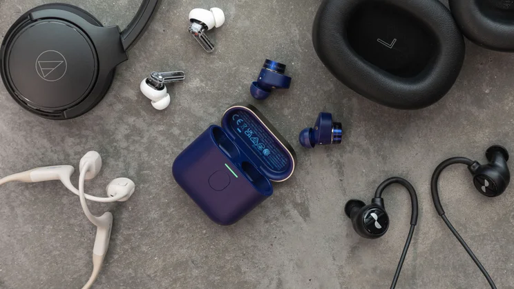 selection of headphones