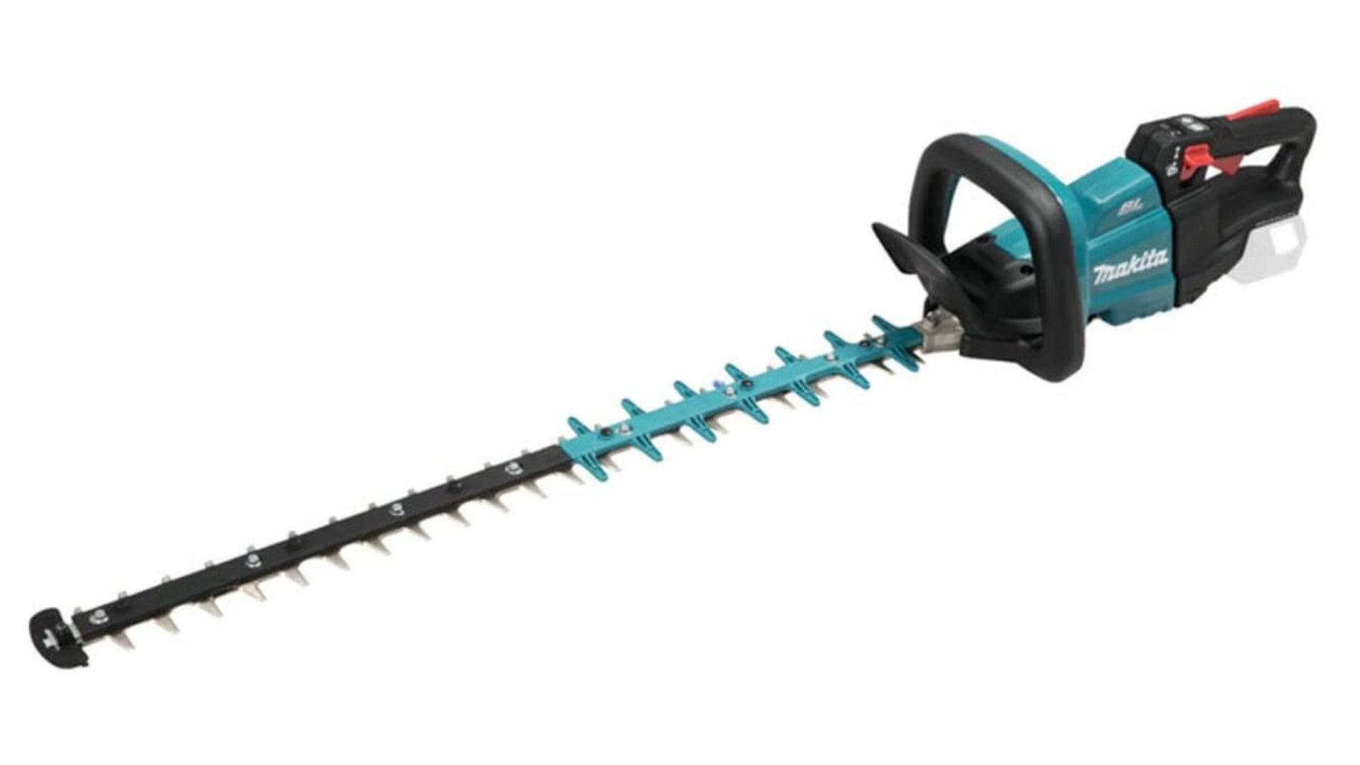 Makita DUH751Z hedge trimmer on a white background