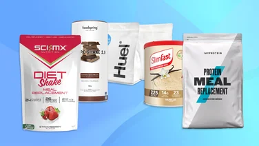 A selection of meal replacement shakes