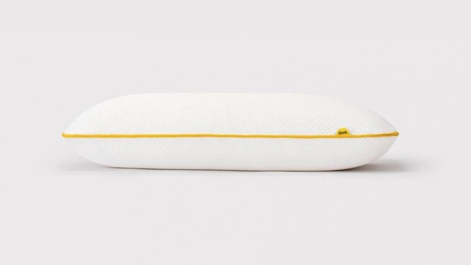 Eve Memory Foam Pillow on a light grey background