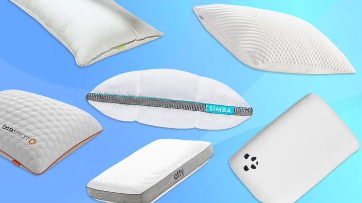 A collection of bed pillows