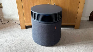The Blueair Signature air purifier on the floor in a home