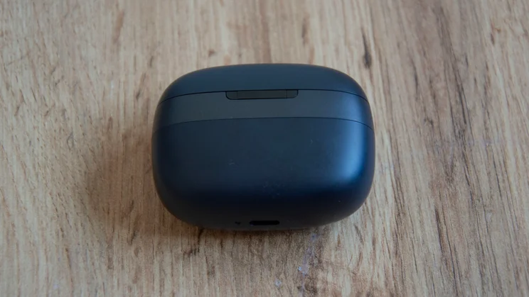 Rear view of the Bowers & Wilkins Pi8 charging case