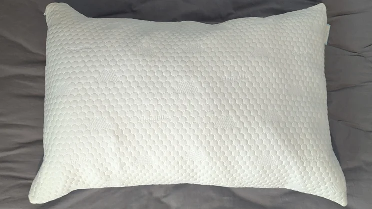 Cloudpillo Original review pillow top of pillow flat on mattress