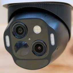 The EufyCam S4's PTZ turret in close up