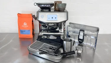 The Sage Barista Touch Impress and all accessories