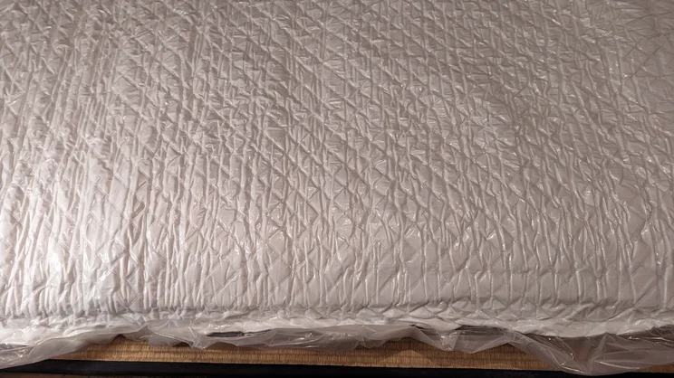 HiGrid Premium Hybrid Mattress wrapped in foil