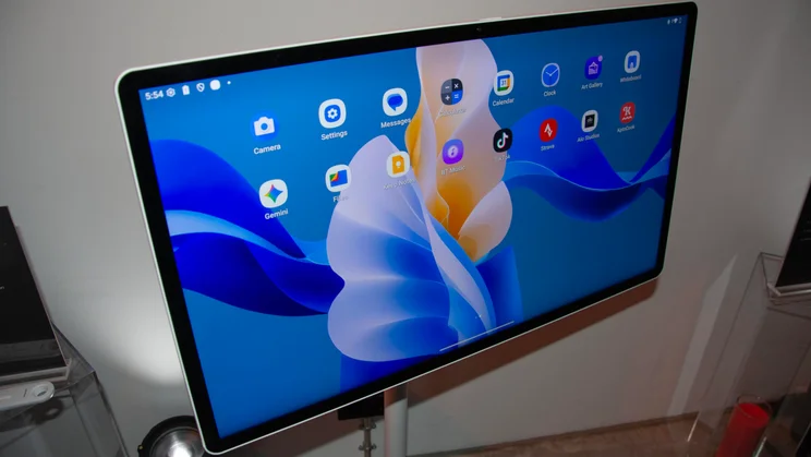 The Hisense FollowMe TV showing a range of apps on Android 15 OS