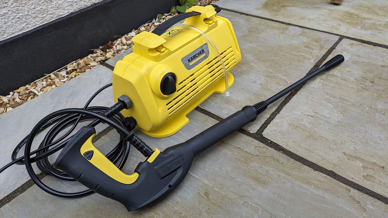 Karcher K2 Horizontal review - Primed for action on a grey patio