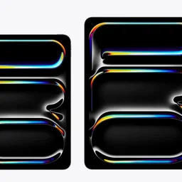 The M5 iPad Pro 11in and 13in on a white background