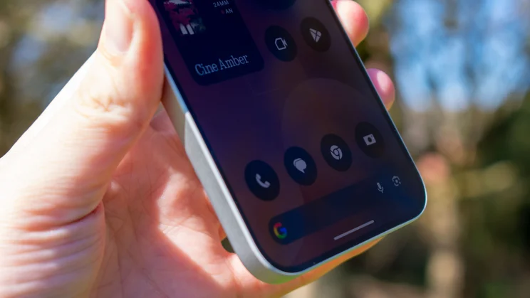 Nothing Phone (4a) Pro, angled view