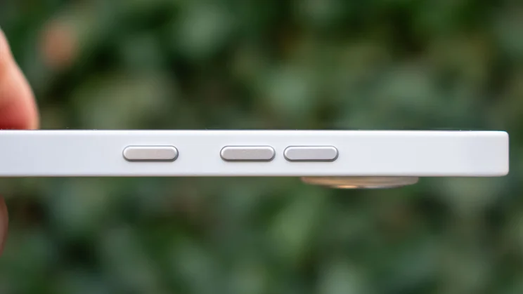 Nothing Phone (4a) power and volume buttons