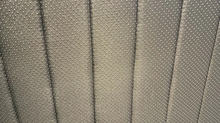 A closeup of the underside of the Origin LumbarCloud mattress