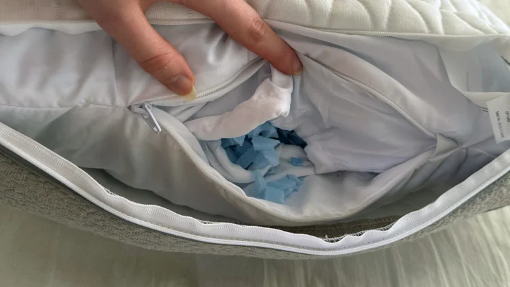 Otty Adjustable pillow review-filling