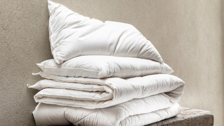 Piglet British wool pillow pill of pillows and duvet