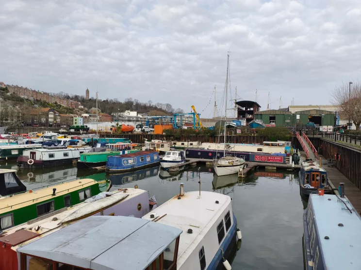 A harbour full of boats