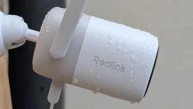 The ReoLink Altas security camera, pictured from the side