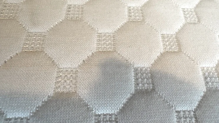 A close up of the surface of the REM-Fit Deluxe Pocket pillow
