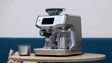 The Sage Oracle Dual Boiler coffee machine on a tabletop