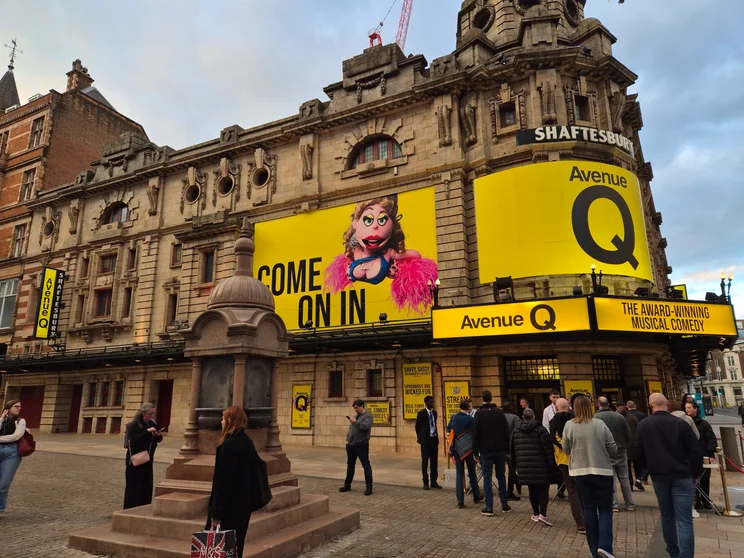 The Avenue Q theatre in London